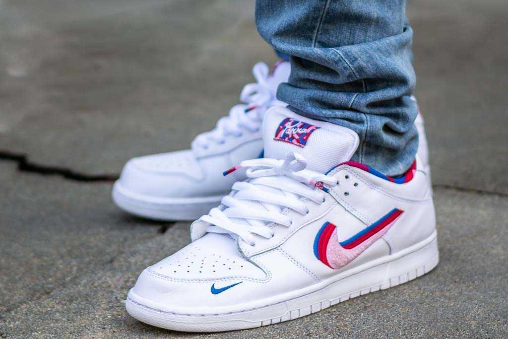 nike dunk on feet