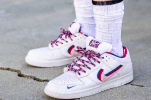 Parra x Nike SB Dunk low WDYWT On Feet Multicolor Laces