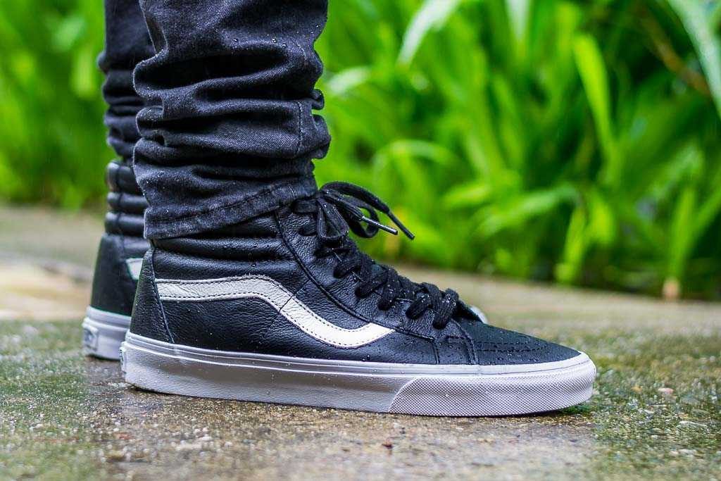 Vans Sk8-Hi Premium Leather (Black) Review