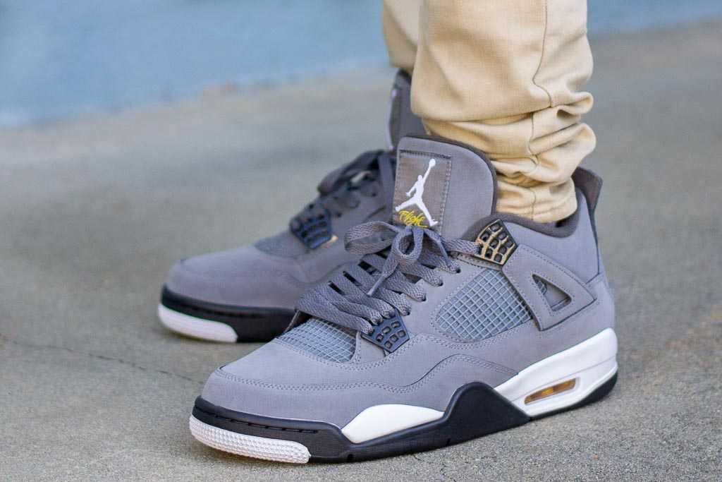 Air Jordan 4 Cool Grey On Feet Sneaker Review