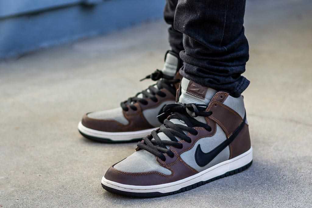 nike sb dunk high pro baroque brown