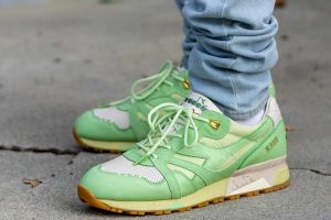 Diadora N9000 x Feature Pistachio WDYWT On Feet