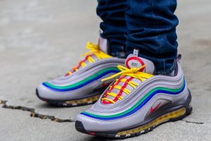 Nike Air Max 97 N64 Yellow Laces WDYWT On Feet