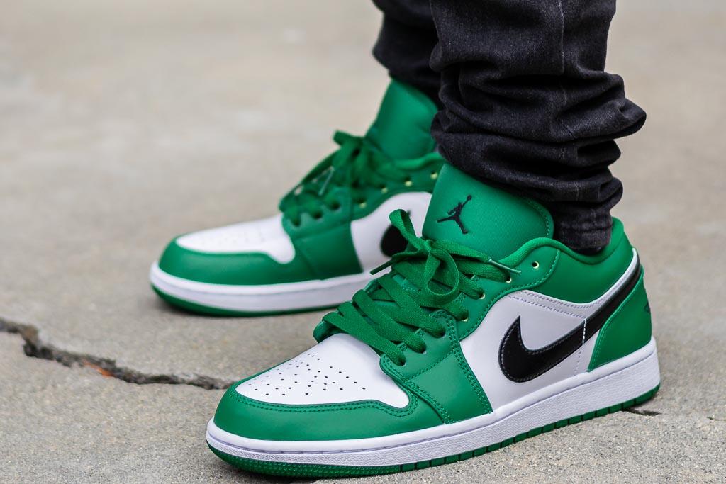 nike jordan 1 low pine green