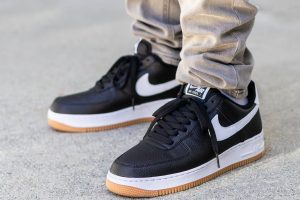 Nike Air Force 1 Black Gum On Feet WDYWT
