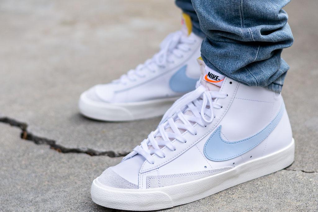 nike blazer mid 77 on feet