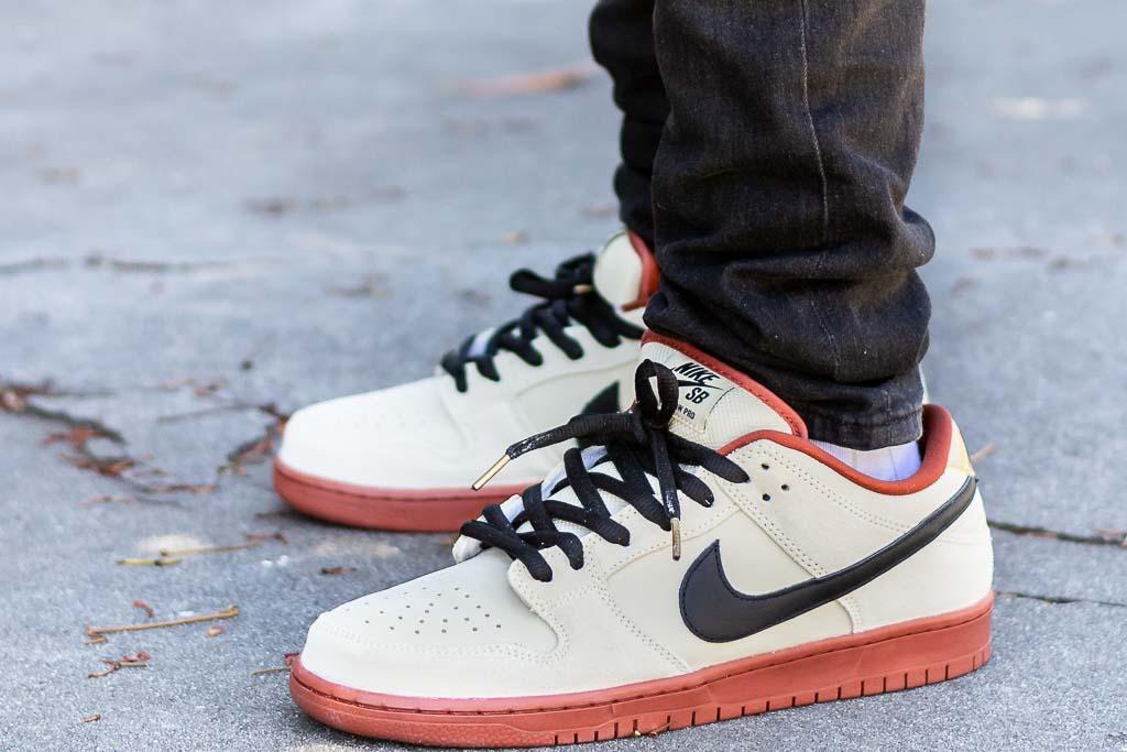 nike sb dunk low pro on feet