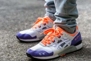 Asics Gel Lyte III OG White Orange Purple WDYWT On Feet