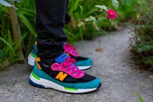 New Balance 992 Black Multicolor WDYWT On Feet