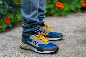 New Balance 992 Colorblock M992RR WDYWT On Feet