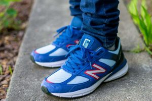 New Balance 990v5 Blue Crab 990NC5 WDYWT On Feet