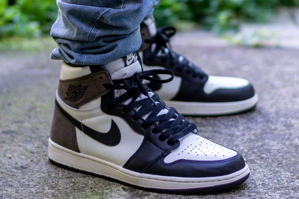 jordan 1 high on feet