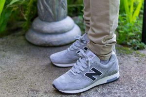 New Balance 1400 J Crew Raw Steel WDYWT On Feet