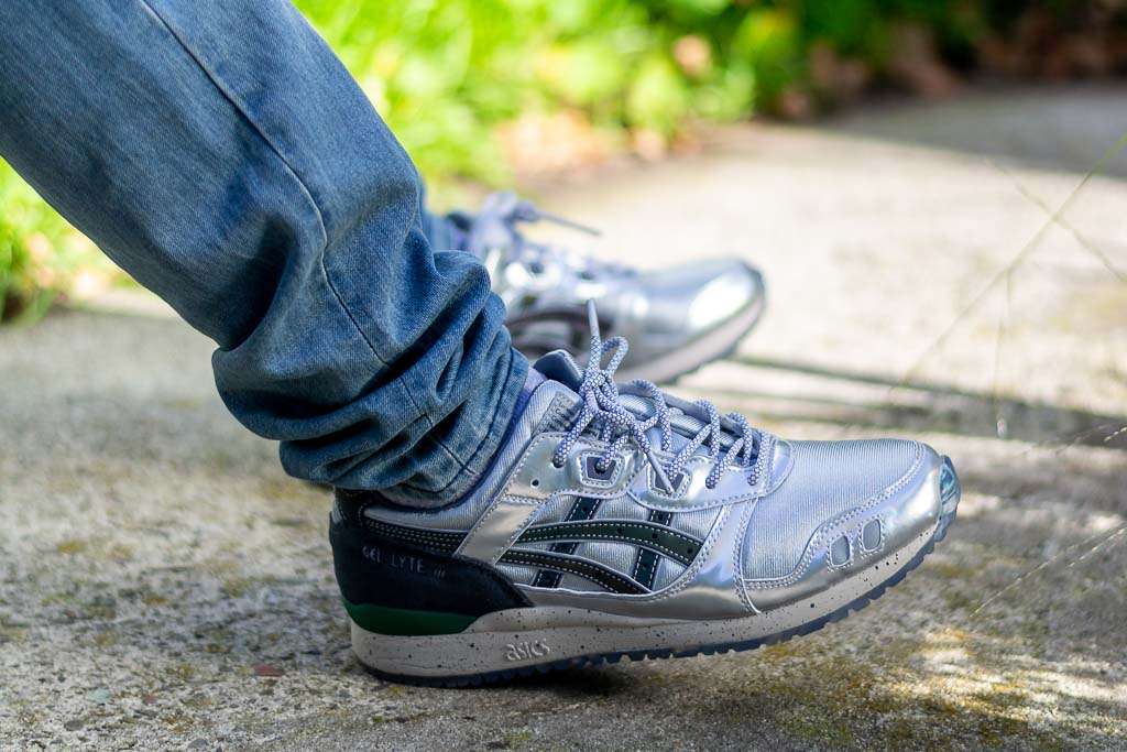 gel lyte 3 on feet