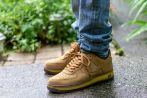 Nike Air Force 1 Wheat Mocha WDYWT On Feet