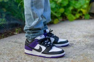 Nike Dunk SB Low Court Purple WDYWT On Feet