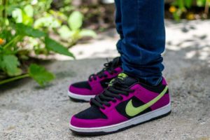 Nike SB Dunk Low Red Plum WDYWT On Feet