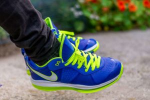 Nike Lebron 8 V2 Low Sprite Treasure Blue WDYWT On Feet (1)