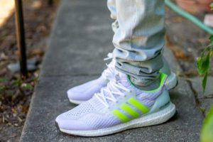 Adidas Ultraboost 5.0 DNA Solar Green Glow In The Dark WDYWT On Feet