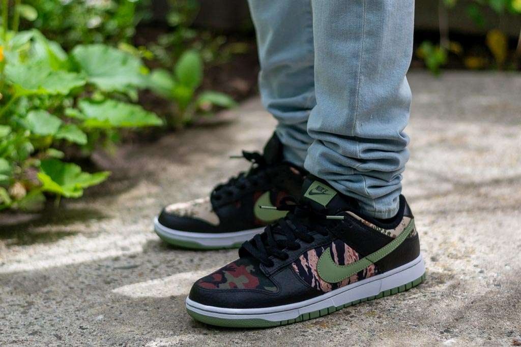 Nike Dunk Low Crazy Camo & Multi Camo Review