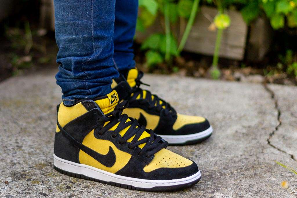 Nike SB Dunk High Reverse Goldenrod Review