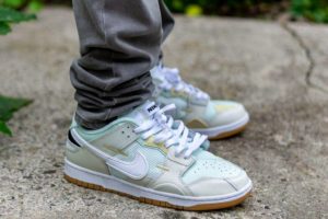 Nike Dunk Scrap Sea Glass WDYWT On Feet