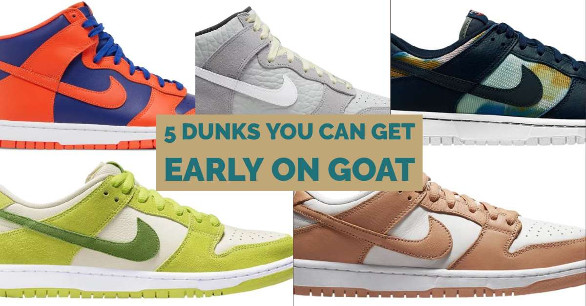 travis scott dunks goat