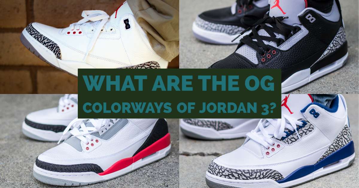 first jordan 3 colorway