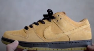 Nike SB Dunk Low Flax (Wheat) With Alternate Brown Laces