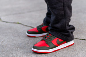 Nike Dunk Low Freddy Krueger Sweater On Feet