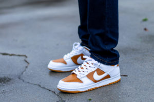 Nike Dunk Low Reverse Curry On Feet