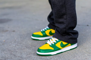 Nike Dunk Low Brazil On Feet