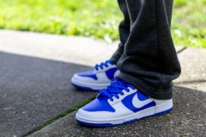 Nike Dunk Low Racer Blue On Feet WDYWT