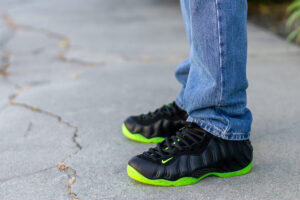 Nike Air Foamposite One Black Volt On Feet WDYWT
