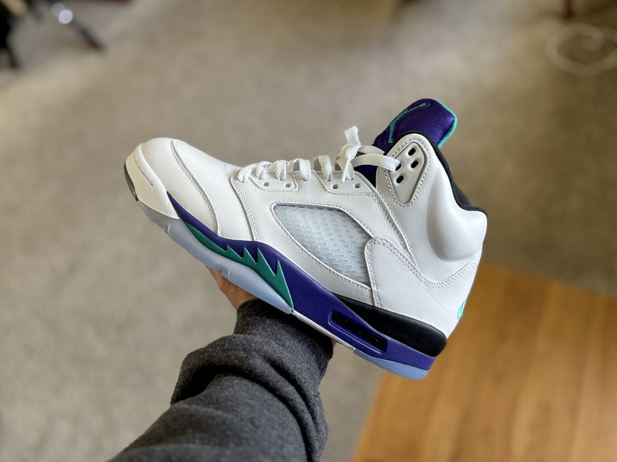 jordan 5 grape footlocker