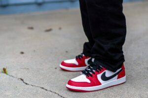 Air Jordan 1 Low Chicago On Feet WDYWT