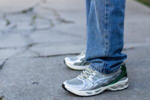 Asics Gel-Kayano 14 Dried Leaf Green On Feet WDYWT