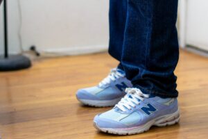 New Balance 2002R Pastel Blue On Feet WDYWT