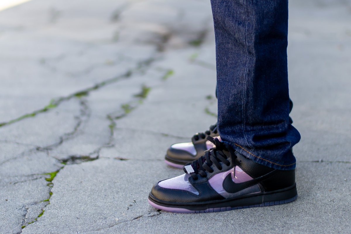 Nike Dunk Low Black Pink Rise On Feet WDYWT