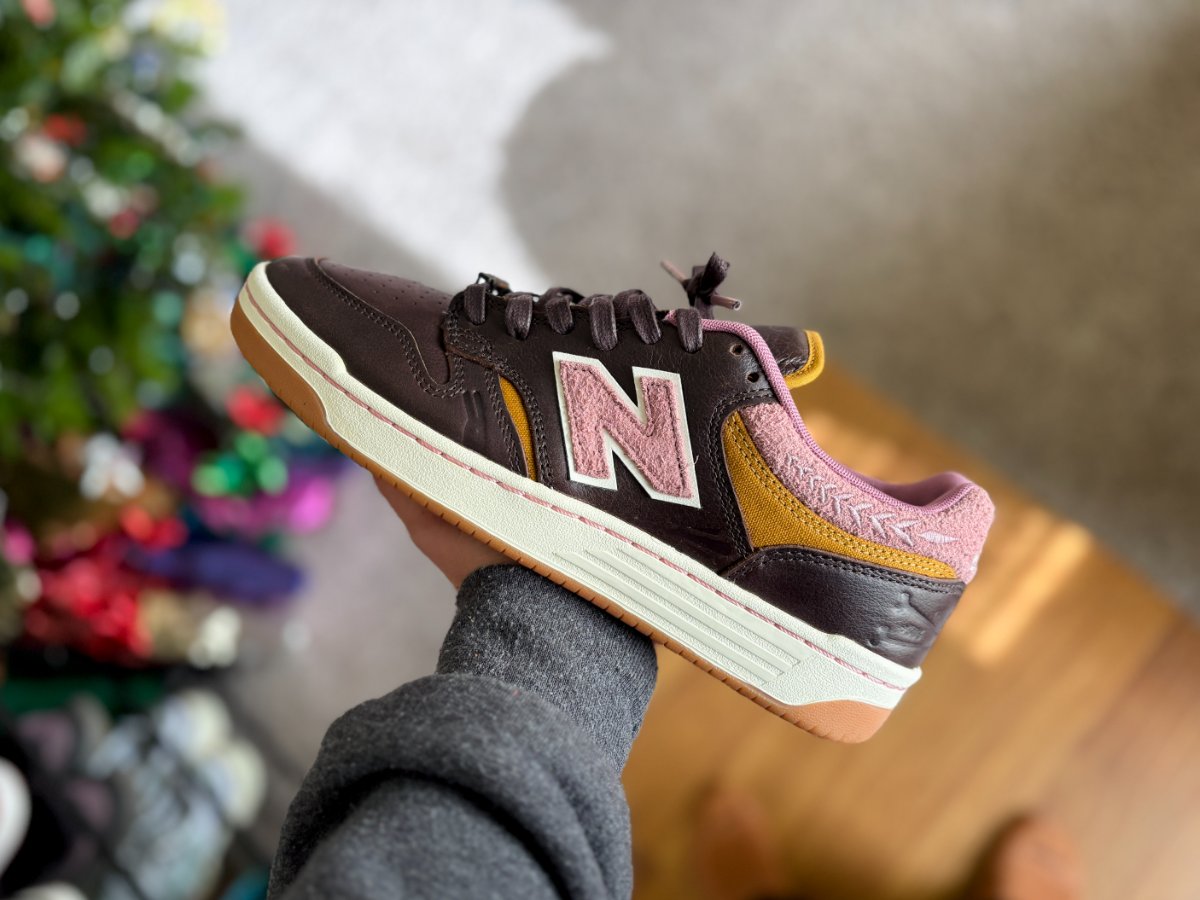 New Balance Numeric 480 x Jeremy Fish x 303 Skateboards Silly Pink