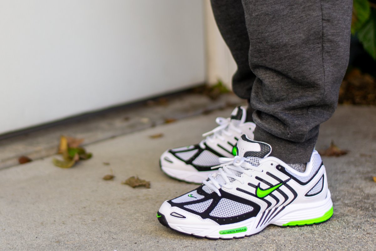 Nike Air Pegasus 2005 Green Strike On Feet WDYWT