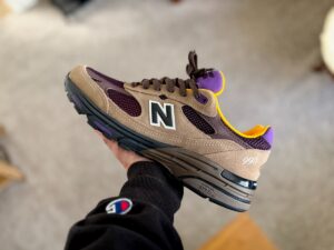 New Balance 993 Mushroom Midnight Violet