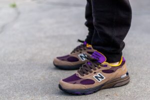New Balance 993 Mushroom Midnight Violet On Feet WDYWT