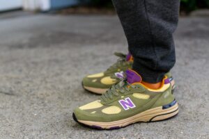 New Balance 993 Olive Leaf On Feet WDYWT